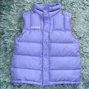 Baby Blue Columbia Puffer Vest